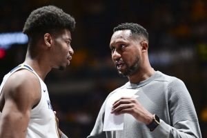 NOTEBOOK: DerMarr Johnson makes coaching debut with WVU